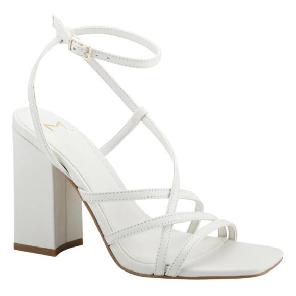 Marc Fisher LTD Edalyn Ivory Ankle Strap Sandal, Sz 10M -- NIB/NWT - Picture 1 of 16